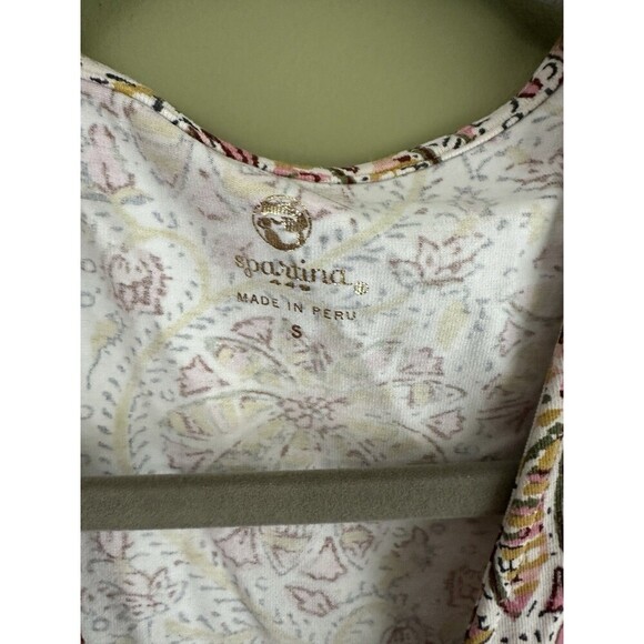 Spartina 449 Alisa Wrap Dress Sz S Mini Floral Coastal Beach Resort Vacation - Picture 6 of 12